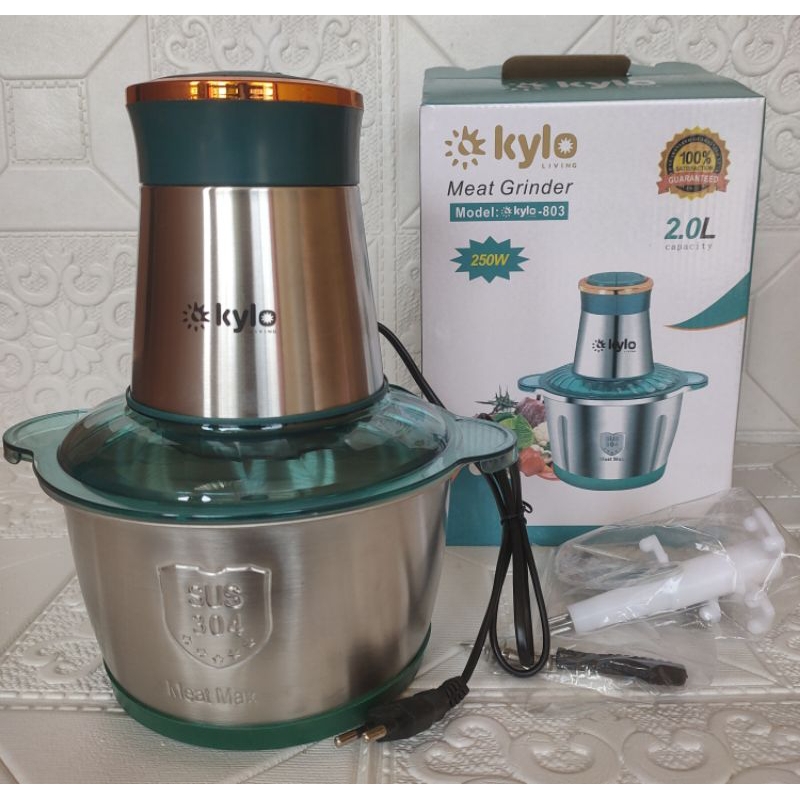 Jual Kylo Blender Stainless Hijau Premium Quality Kapasitas L Food