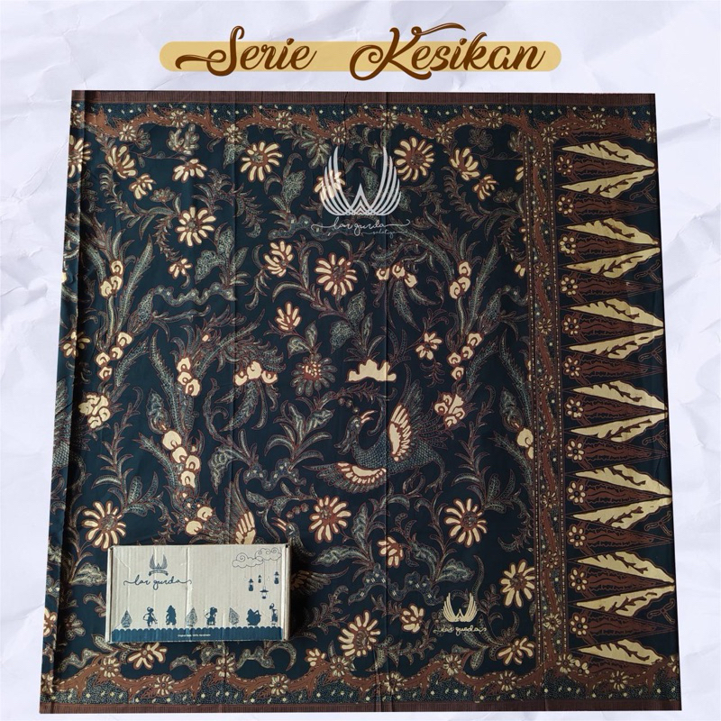 Jual Sarung Batik LarGurda Serie Kesikan Motif Lung Lungan Manuk