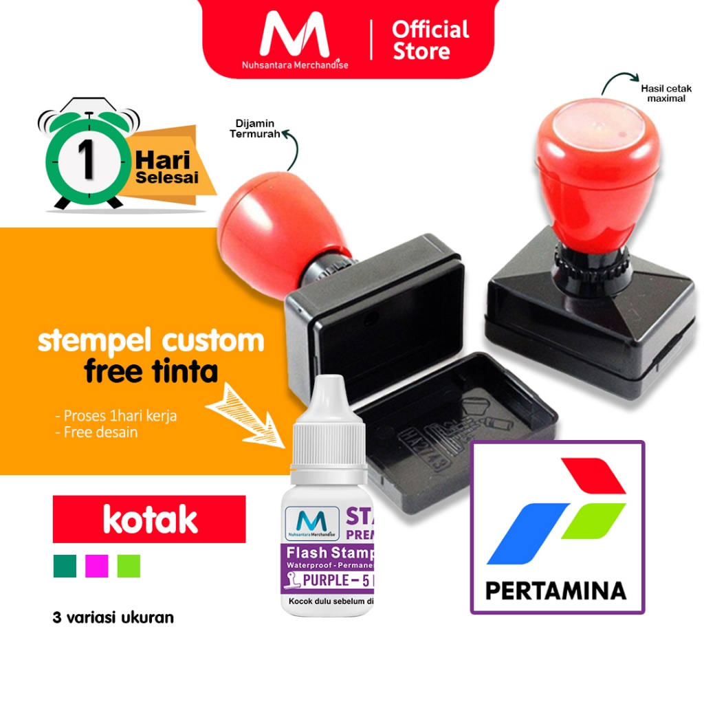 Jual Hari Jadi Cetak Stempel Flash Kotak Otomatis Cepat