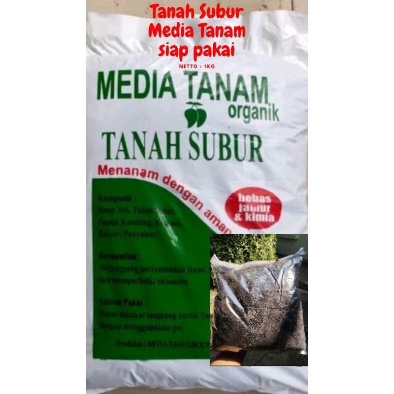 Jual Media Tanam Tanah Subur Kg Shopee Indonesia