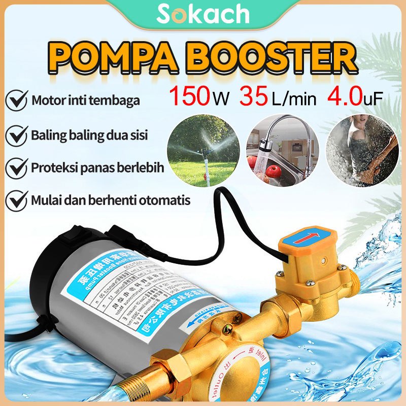 Jual Pompa Pendorong Air Otomatis Watt Pompa Air Listrik Otomatis