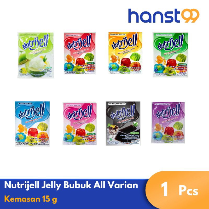 Jual Nutrijell Jelly Bubuk All Varian Kemasan G Shopee Indonesia