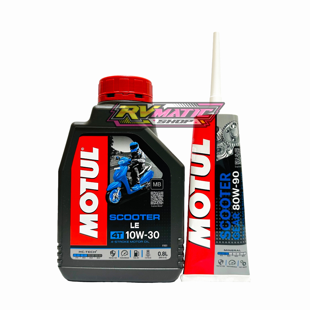 Jual Paketan Oli Mesin Motor Matic Motul Scooter Le W L Oli