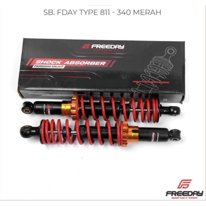 Jual Shockbreaker Shock Belakang 340mm Smash New Titan Shogun 110 125