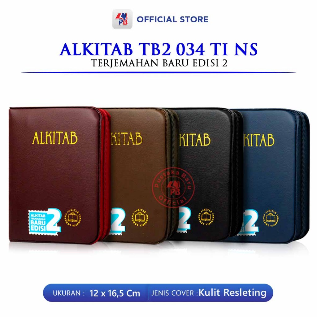 Jual Alkitab Kristen Terjemahan Baru Tb Cover Resleting Ukuran