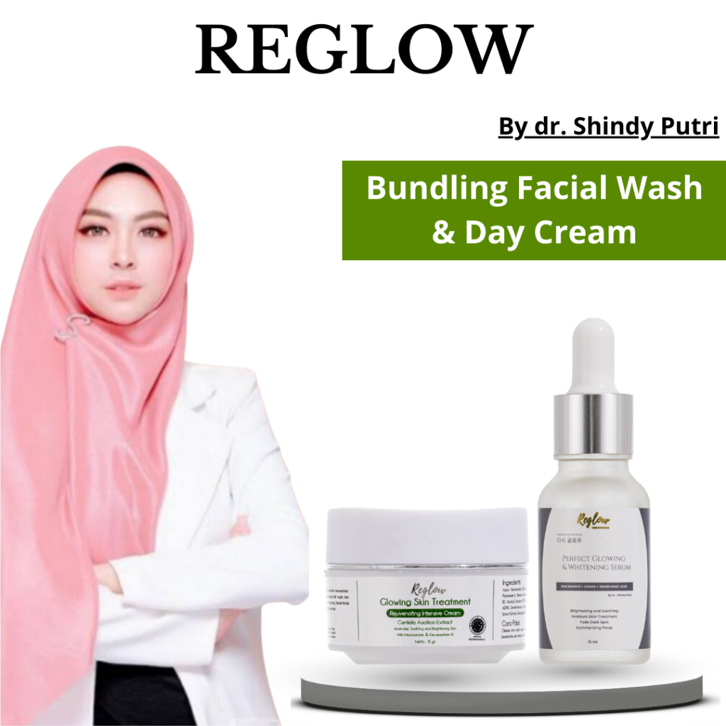 Jual Paket Hemat Reglow Rejuvenating Cream Plus Serum Vit C Ml