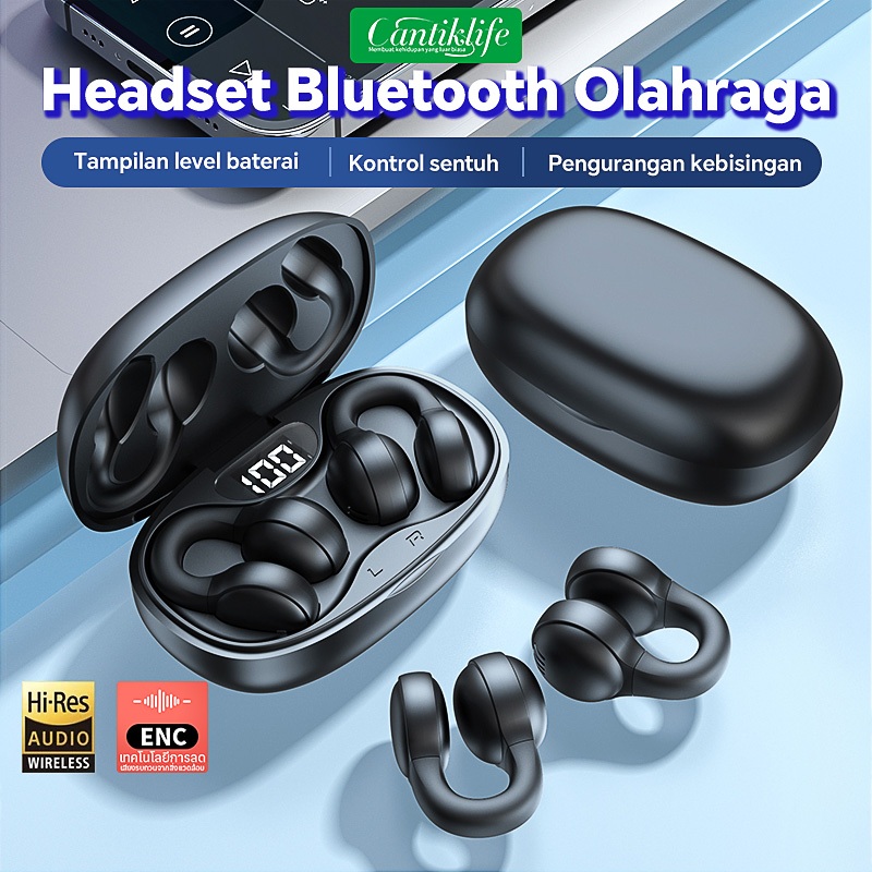 Jual TWS X58 Headphone Bluetooth Nirkabel Bass Surround HIFI Konduksi