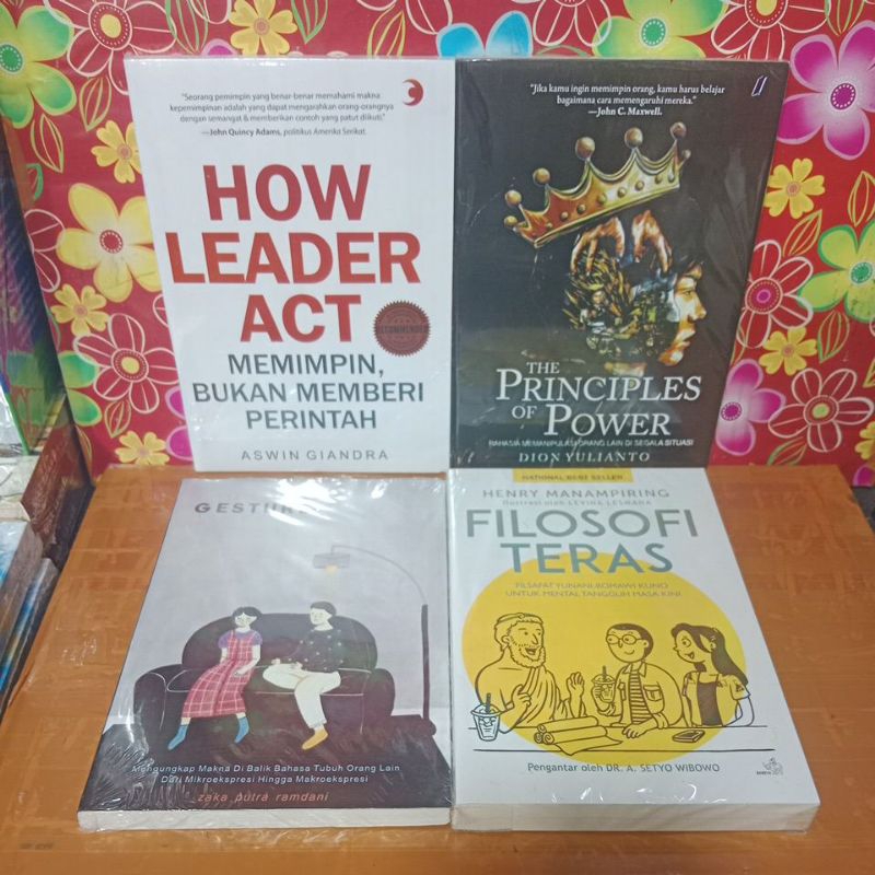 Jual Buku Gesture How Leader Act Principles Of Power Filosofi Teras