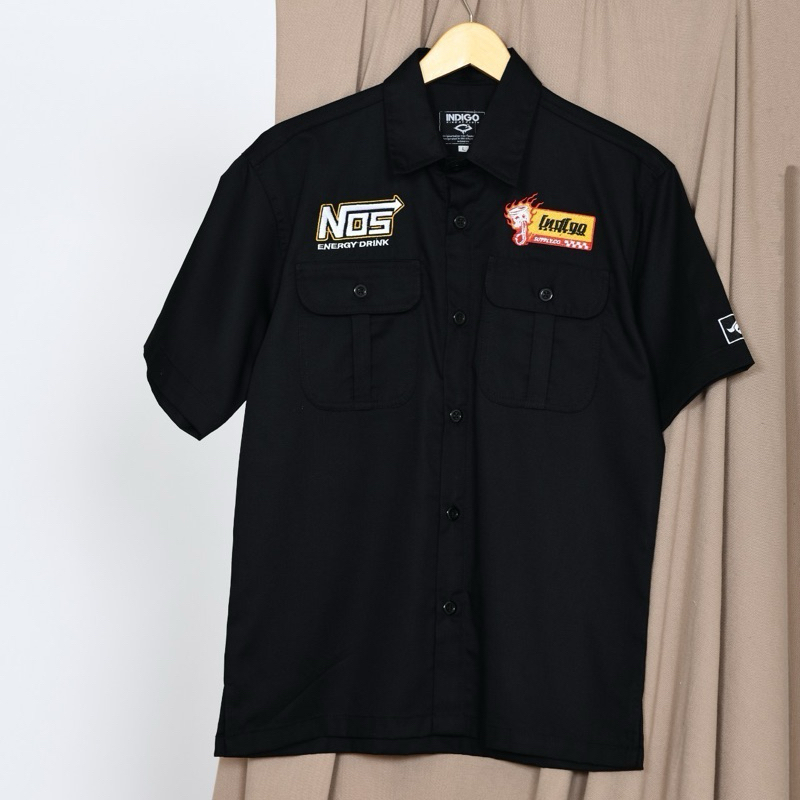 Jual Zonshop Outfit Skenna Kemeja Pria Wanita Workshirt Kemeja Casual