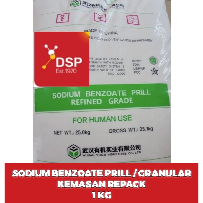 Jual Sodium Benzoate Prill Granular Pengganti Purox Best Grade Benzoat