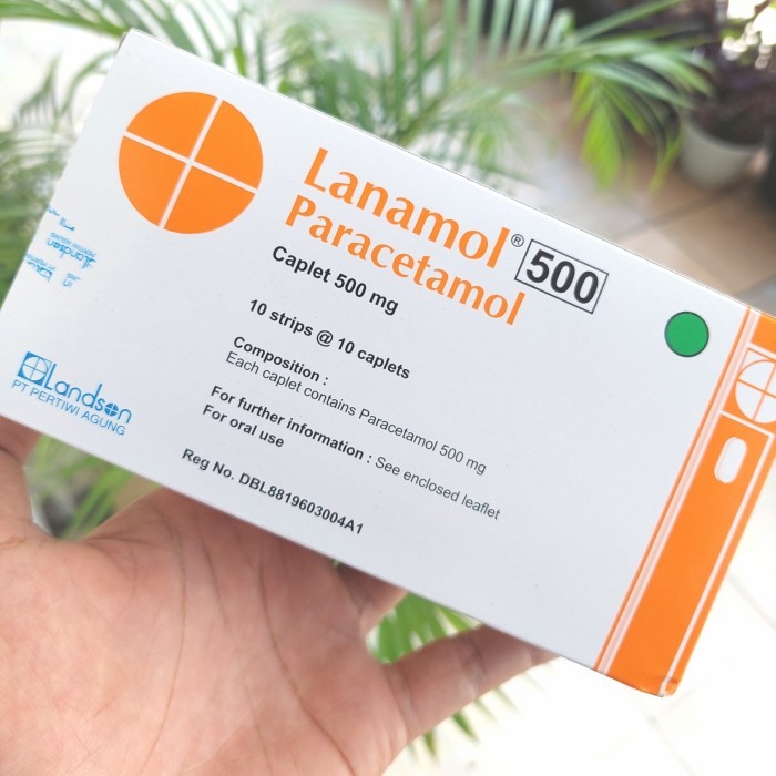 Jual Lanamol Paracetamol Tablet Pereda Demam Dan Nyeri Shopee Indonesia