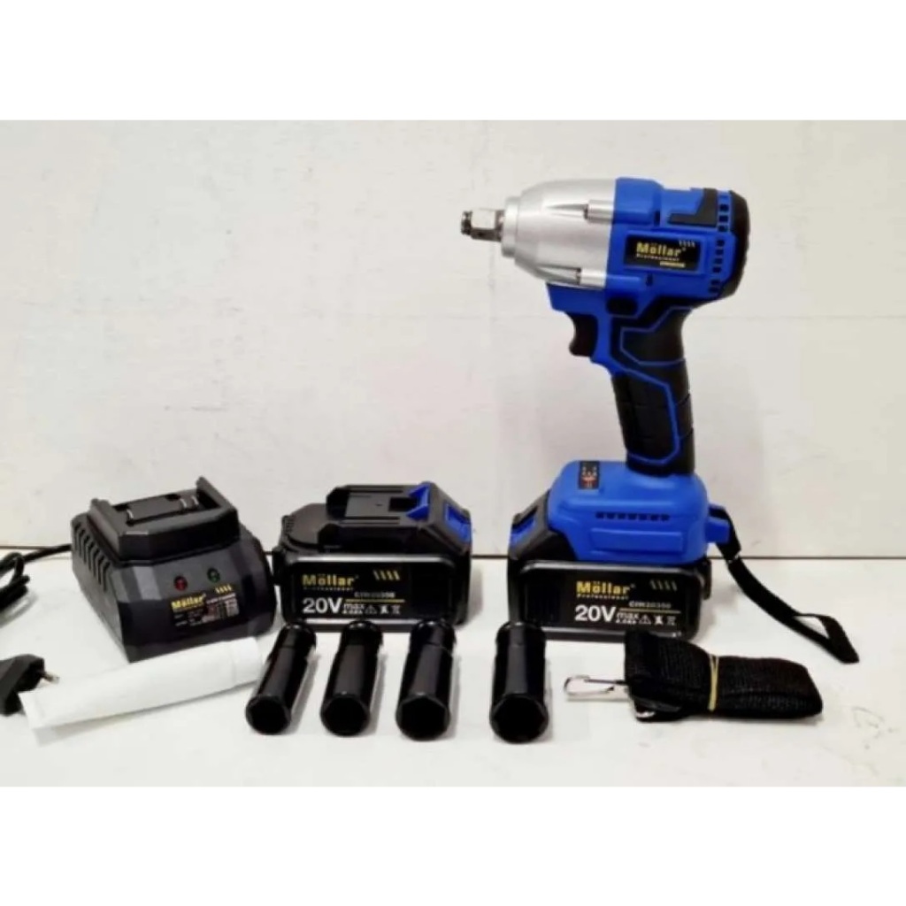 Jual MOLLAR CIW20350 20Volt Cordless Impact Wrench Alat Buka Baut