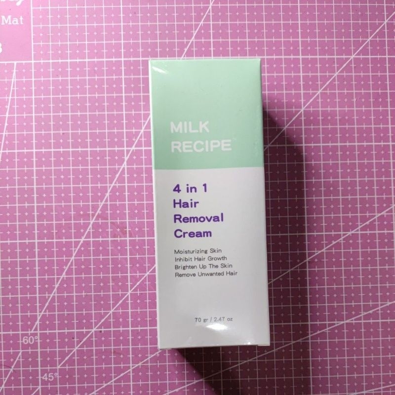 Jual Milk Recipe 4 In 1 Hair Removal Cream 70gr Shopee Indonesia