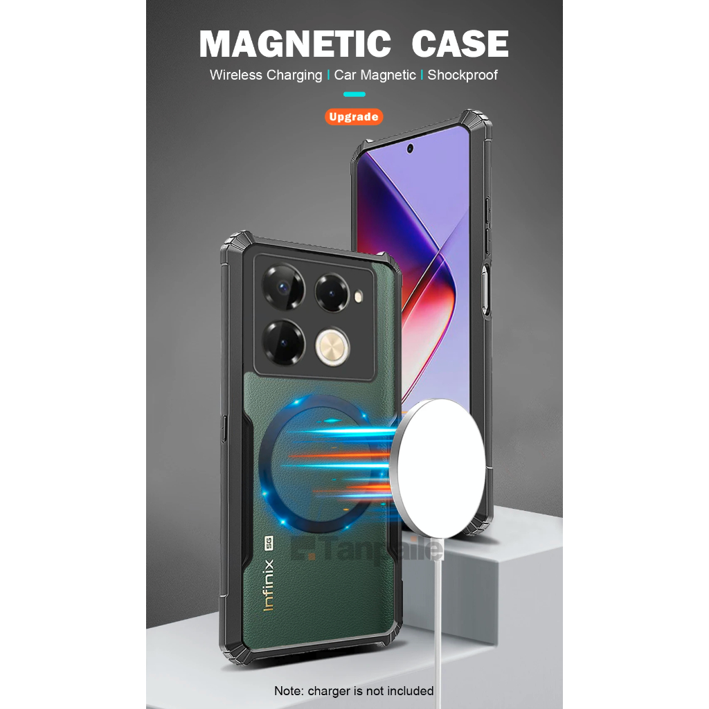 Jual Case Infinix Note Pro Magsafe Beatle Bumper Magnetic Armor