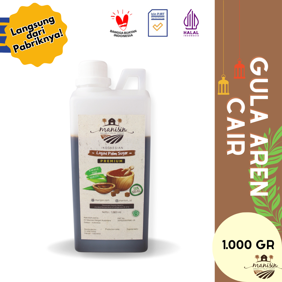 Jual Gula Aren Cair Premium Kg Manisin Shopee Indonesia