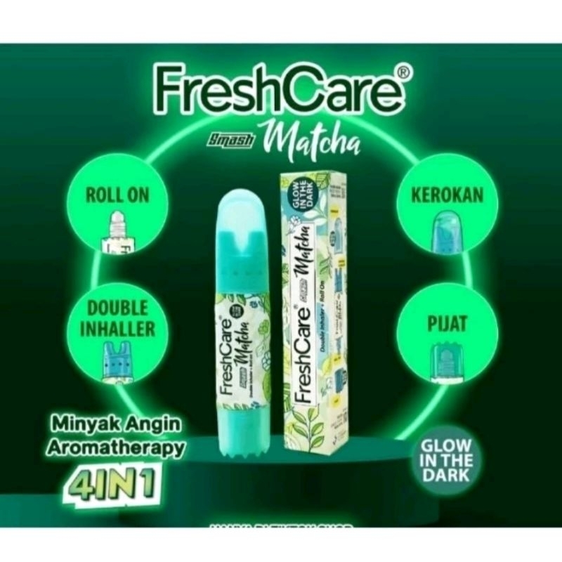 Jual Freshcare Smash Matcha Double Inhaler Roll On Ml Beli Pcs