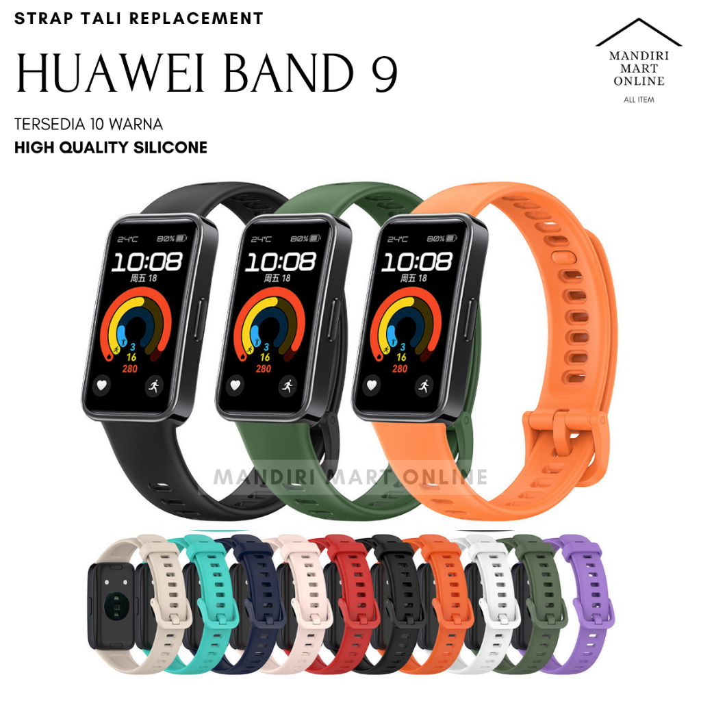 Jual Strap Huawei Band 9 Tali Pengganti Huawei Band 8 9 Warna Warni