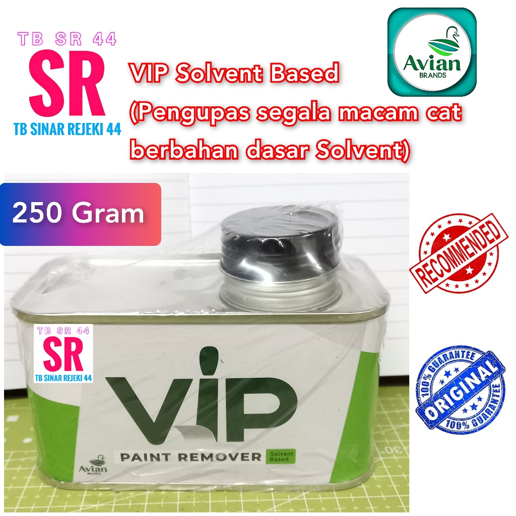 Jual TB Sinar Rejeki 44 VIP PAINT REMOVER 250 Gram Solvent Based