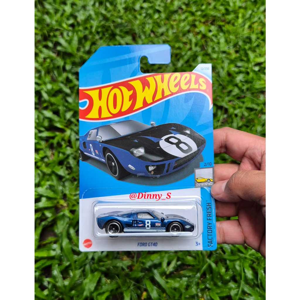 Jual Hot Wheels Ford GT40 Biru Hitam Original Shopee Indonesia