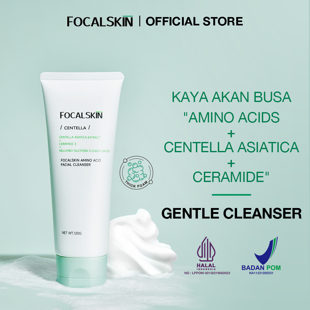 Jual Focalskin Amino Acid Facial Cleanser Gr Shopee Indonesia