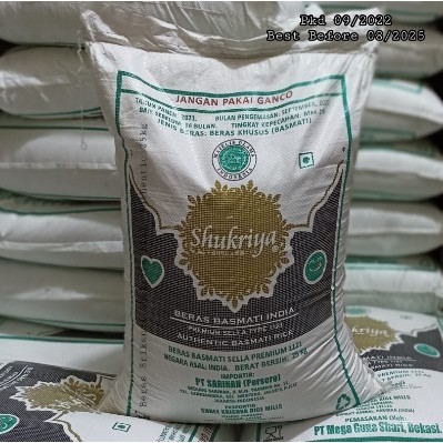 Jual Beras Basmati Shukriya Premiun Sella Xxl Kg Kemasan