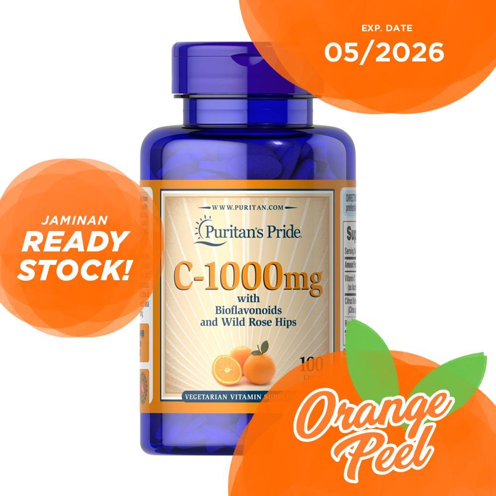 Jual Puritan Vitamin C 1000 Mg With Bioflavonoids Rose Hips 100