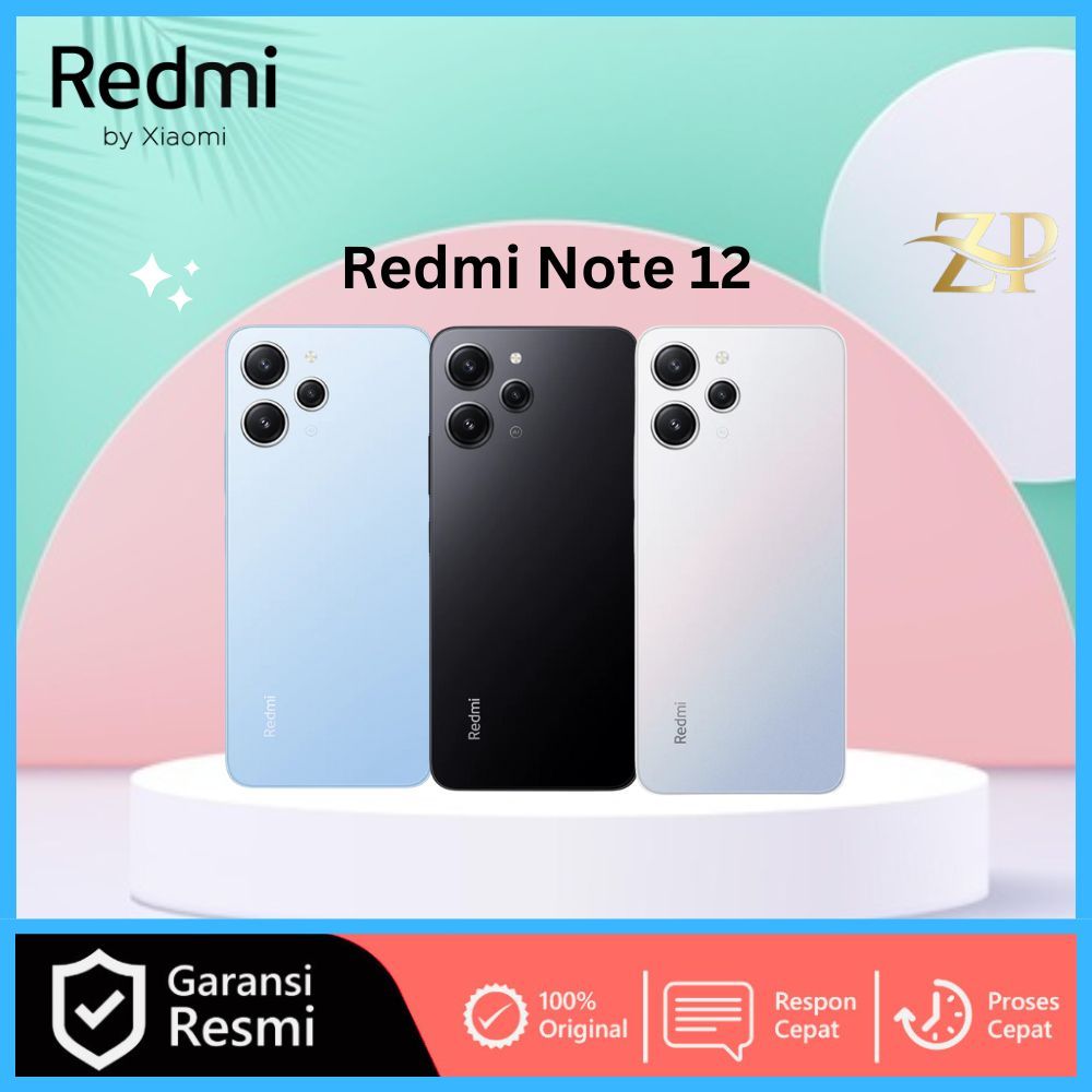 Jual HP Xiaomi Redmi 12 NFC 8 256GB Mediatek Helio G88 5000 MAh Garansi