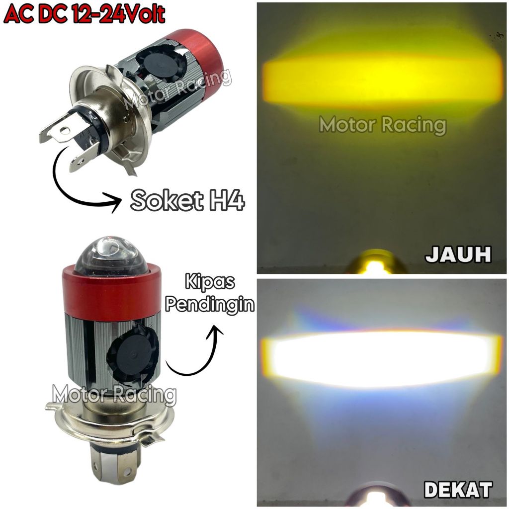 Jual Lampu Utama Led H Lampu Depan Tipe Laser Kipas Pendingin