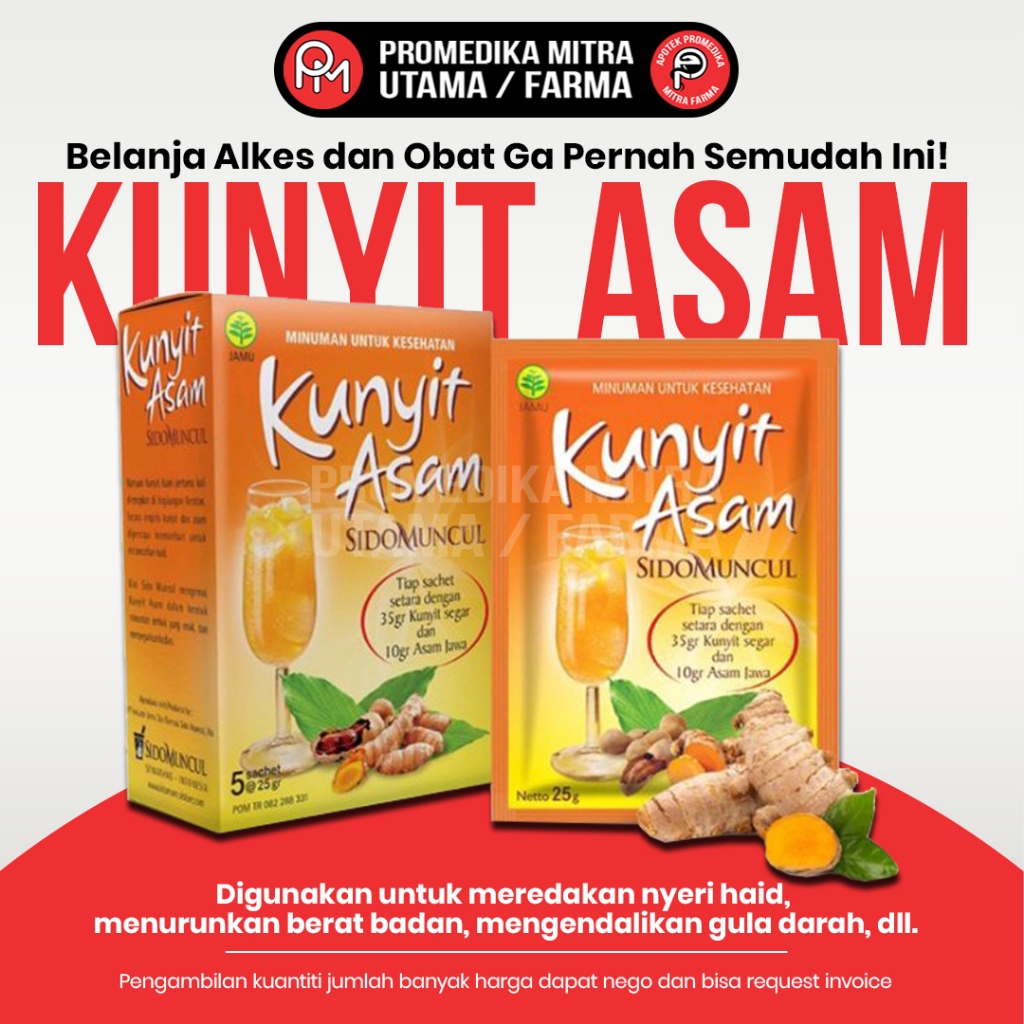 Jual KUNYIT ASAM SIDOMUNCUL 1BOX ISI 5 SACHET Shopee Indonesia