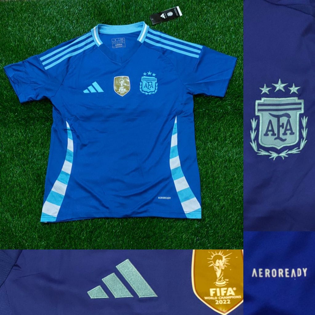 Jual JERSEY BOLA ARGENTINA AWAY COPPA AMERIKA 2024 GRADE ORI IMPORT