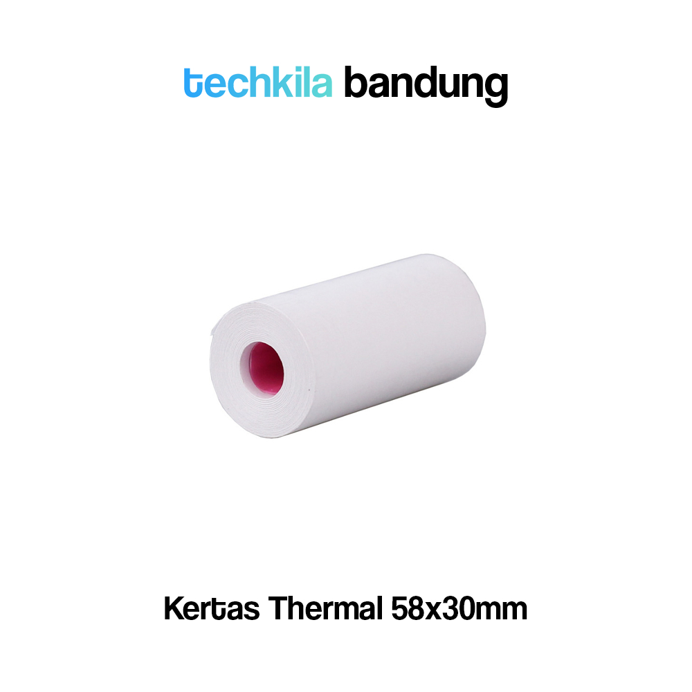 Jual KERTAS STRUK THERMAL PAPER ROLL 58x30 TERMAL PRINTER MINI