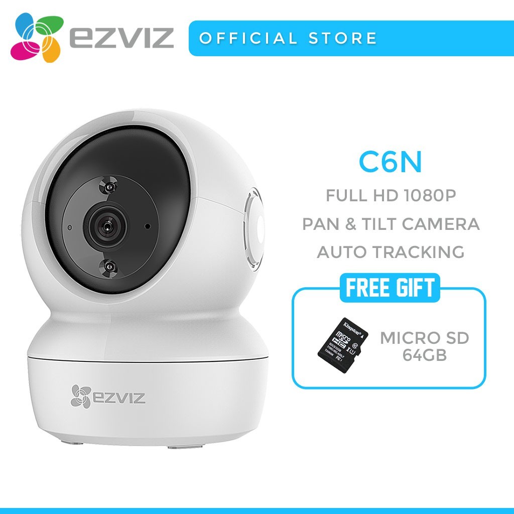 Jual Ezviz C N Mp Bundle Wall Mount Smart Wifi Port Rj Pan