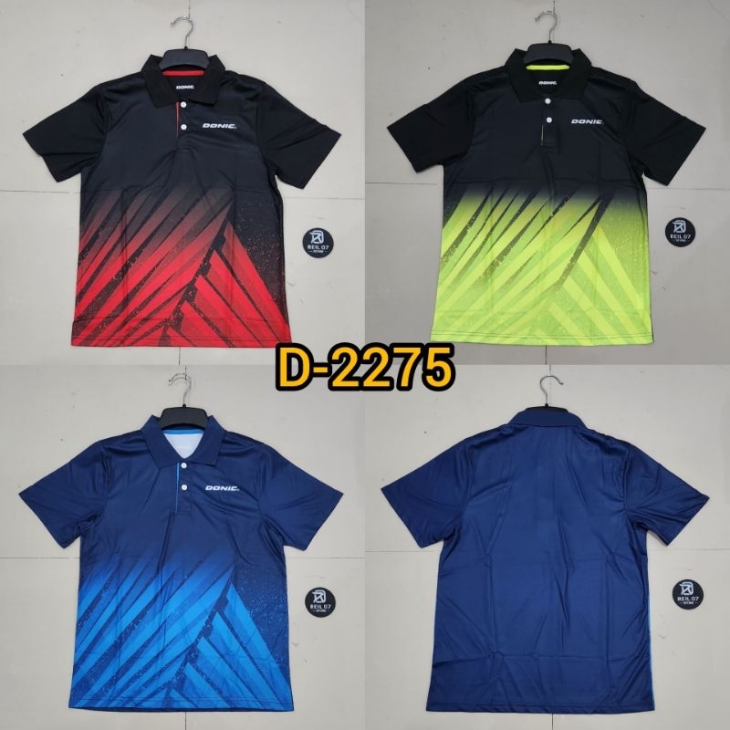 Jual D2275 BAJU TENIS MEJA DONIC IMPORT KAOS PINGPONG OLAHRAGA TABLE