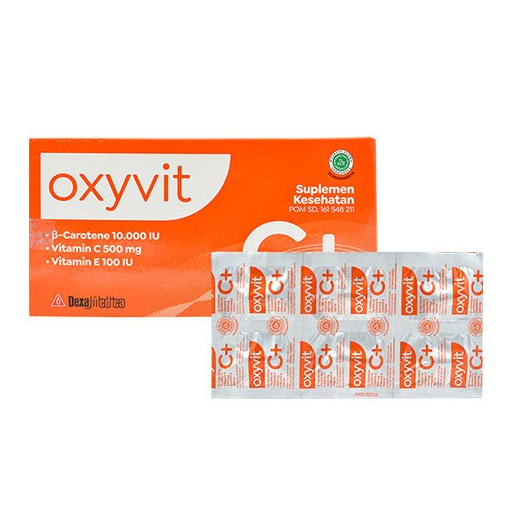 Jual Oxyvit C Box Tablet Multivitamin Daya Tahan Tubuh