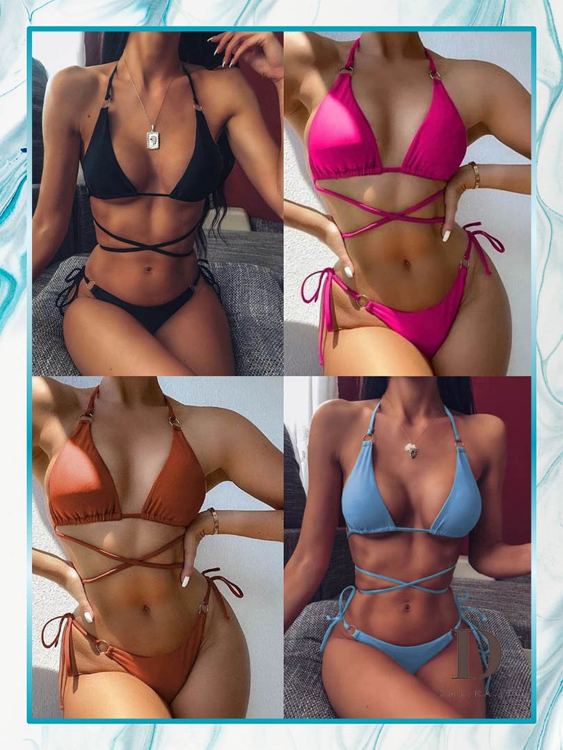 Jual Bikini Swimsuit Beachwear Sexy Baju Renang Two Piece Wanita