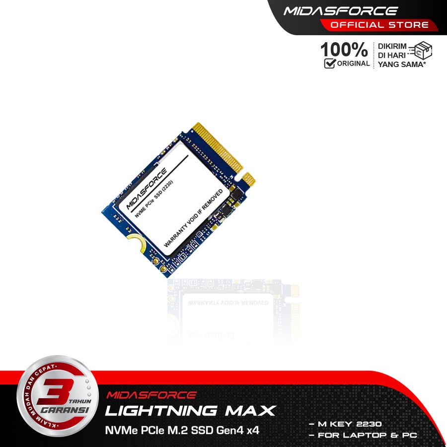 Jual Ssd M Nvme Tb Midasforce Lightning Max Pcie Gen X