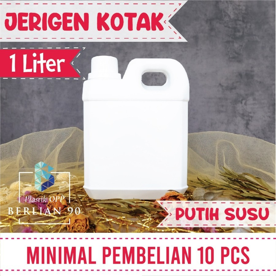 Jual Jerigen Liter Botol Jerigen Kotak Ml Putih Susu Pcs