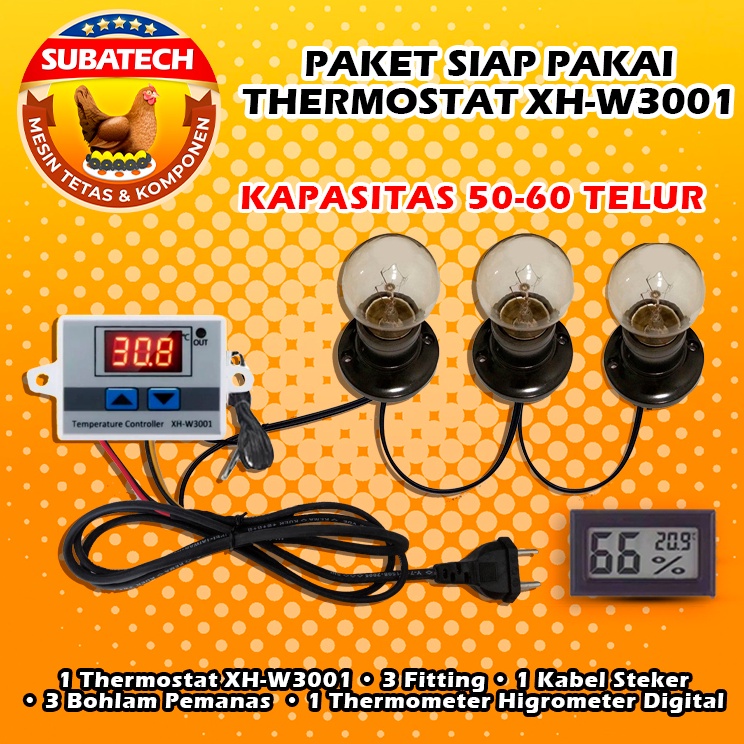 Jual Paket Siap Pakai Termostat Thermostat PSPXH3FTHD Pemanas Shopee