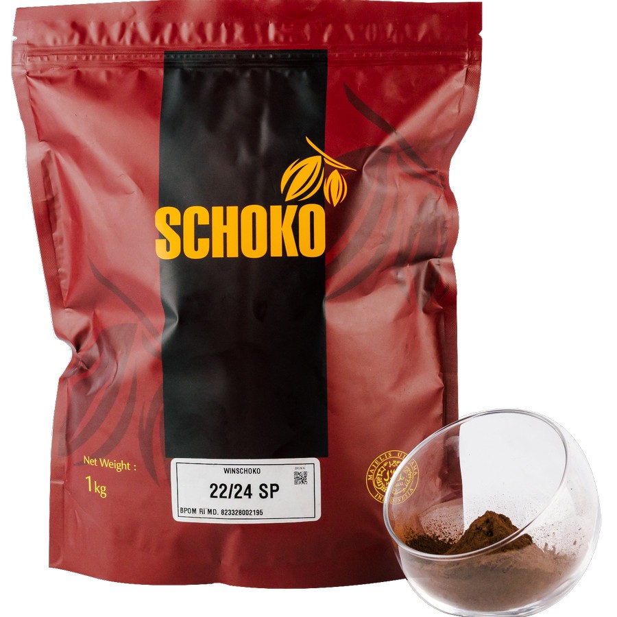 Jual Cocoa Powder SP 1kg SCHOKO Special Process High Fat Cokelat