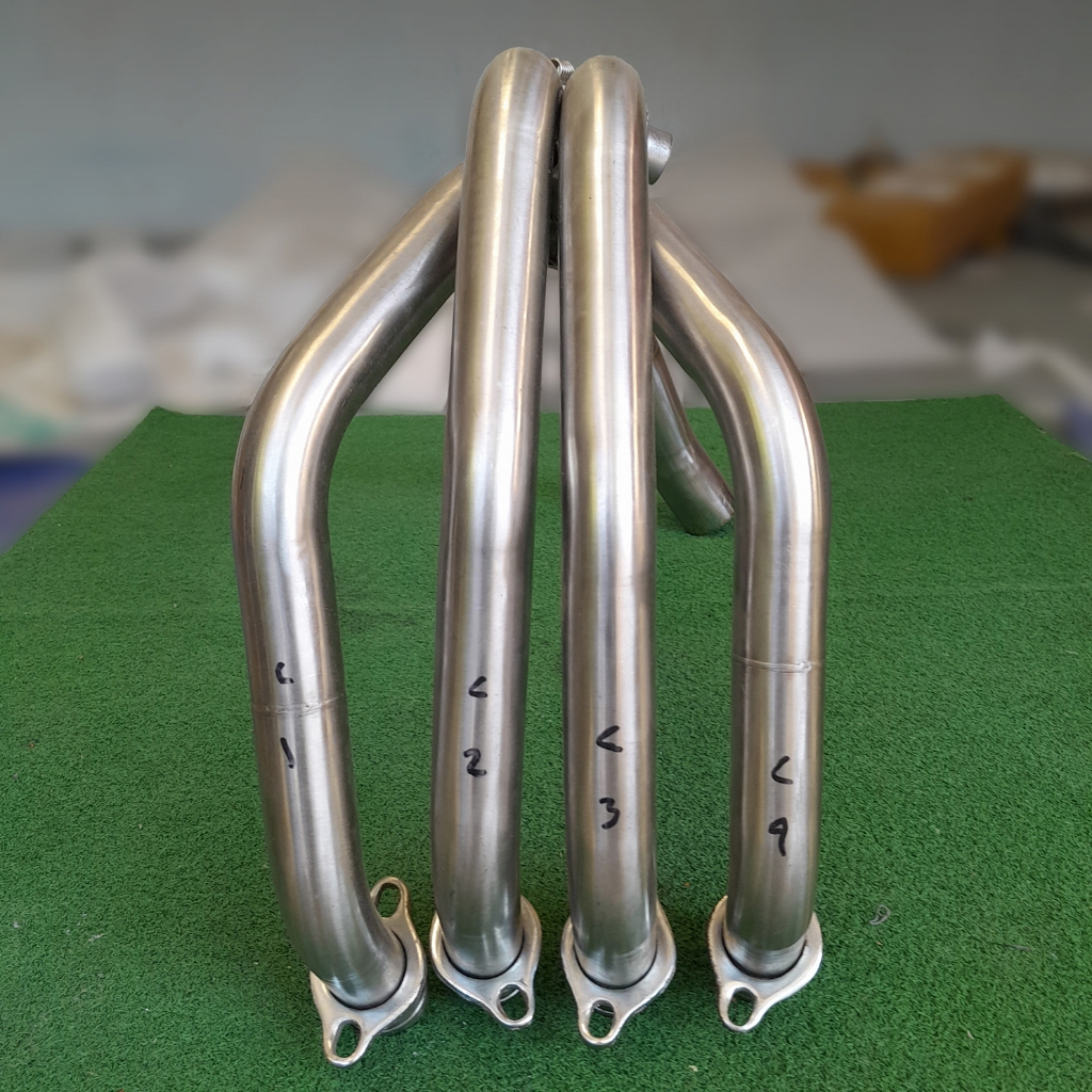 Jual Leheran Knalpot Kawasaki ZX25R 4 Silinder Roll Bending Stainless