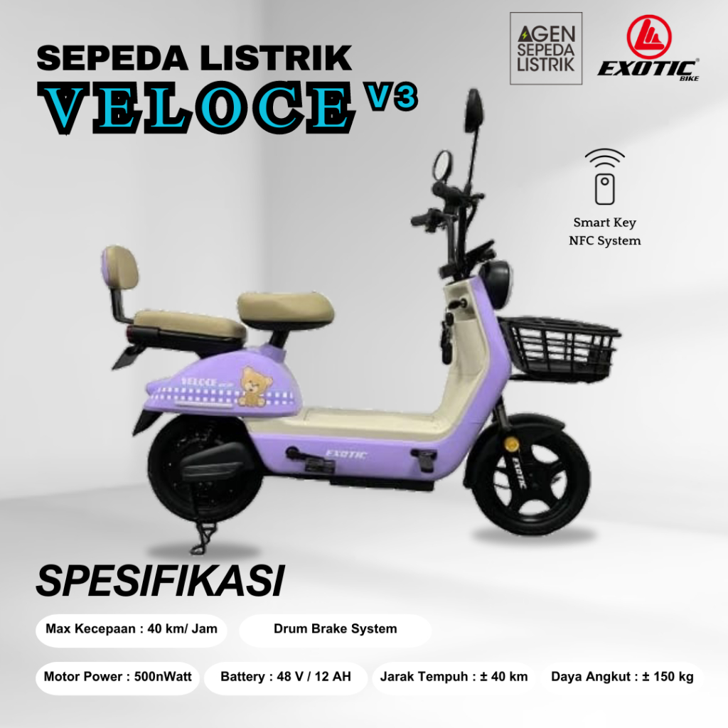 Jual Sepeda Listrik Exotic Veloce V Sepeda Listrik Sepeda Listrik