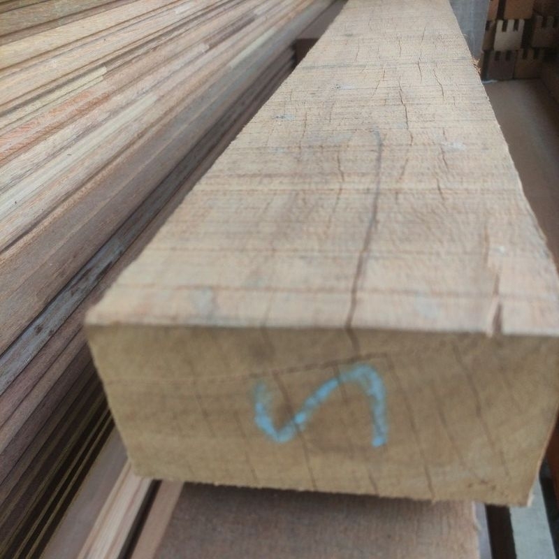 Jual Balok Kayu Bengkirai Kalimantan 6 X 12 X 60 Cm Shopee Indonesia