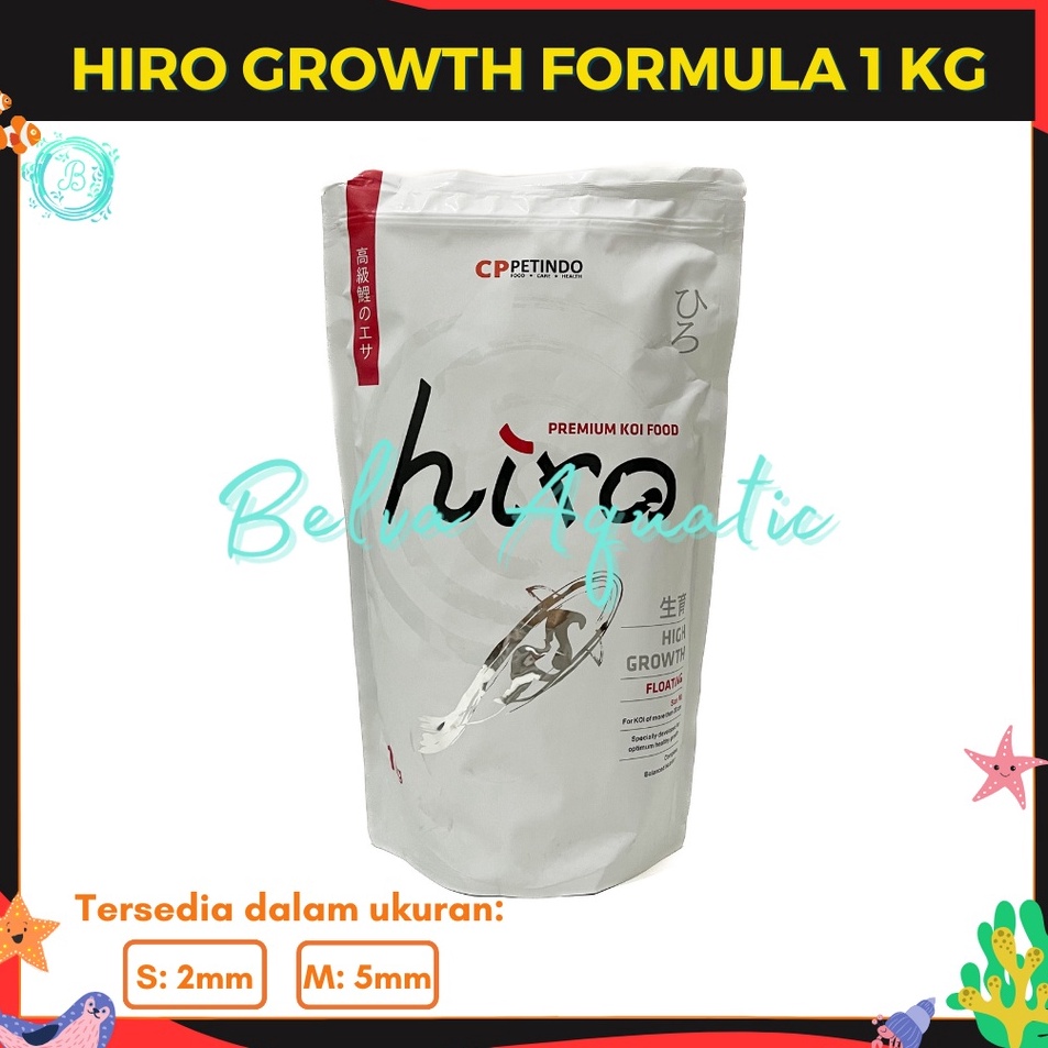 Jual Harga Laris Hiro Premium Koi Food 1kg Makanan Pelet Pakan Ikan Koi