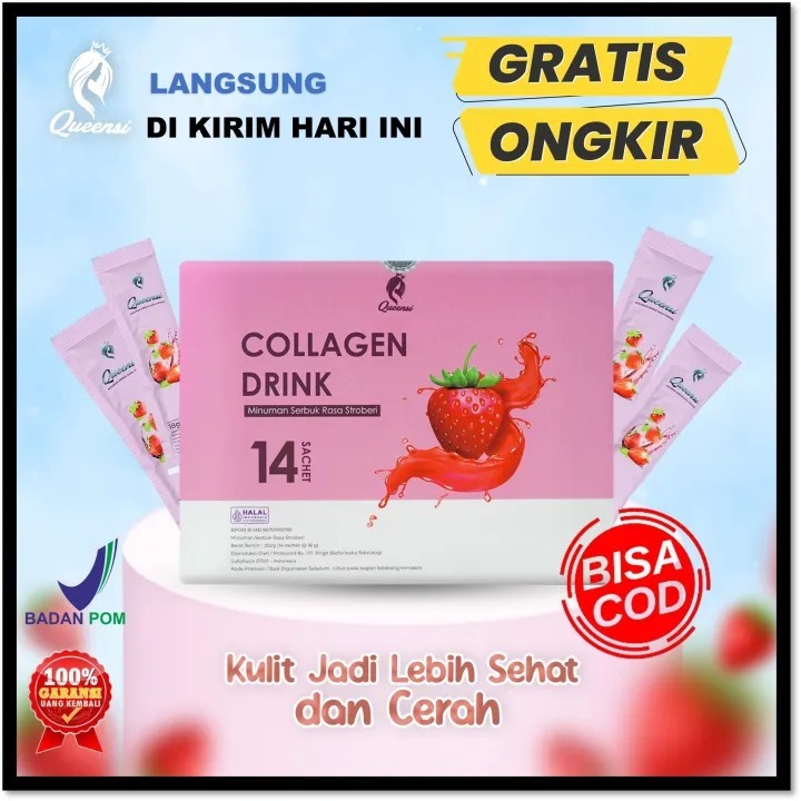 Jual Queensi Collagen Drink Bpom Queensi Minuman Colagen