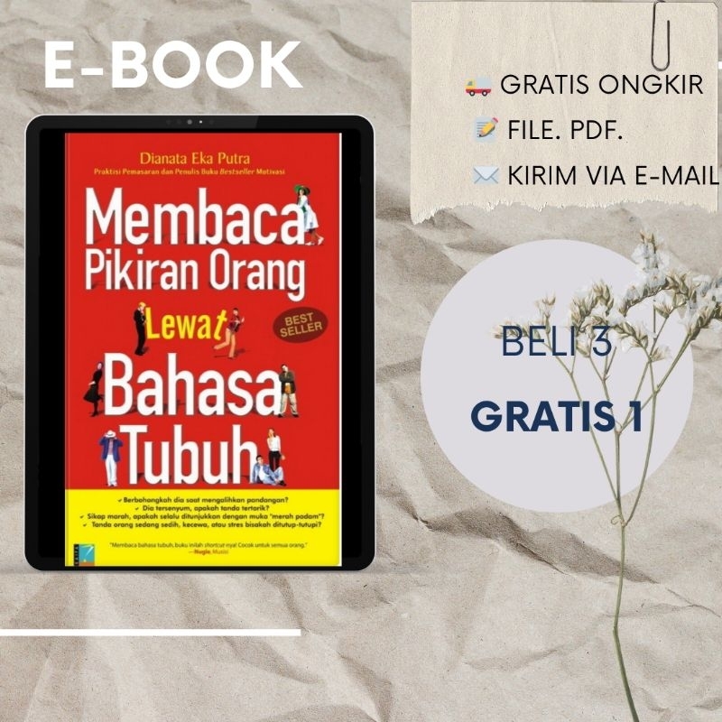 Jual BUKU Membaca Pikiran Orang Lewat Bahasa Tubuh Shopee Indonesia