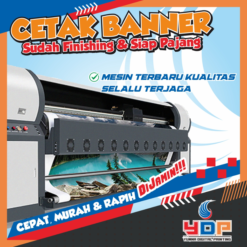 Jual Cetak Spanduk Print Banner Baliho Printer Large Format Outdoor