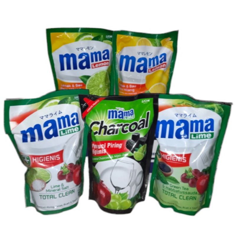 Jual Mama Lemon Sabun Pencuci Piring Jeruk Nipis Charcoal Greentea Lime