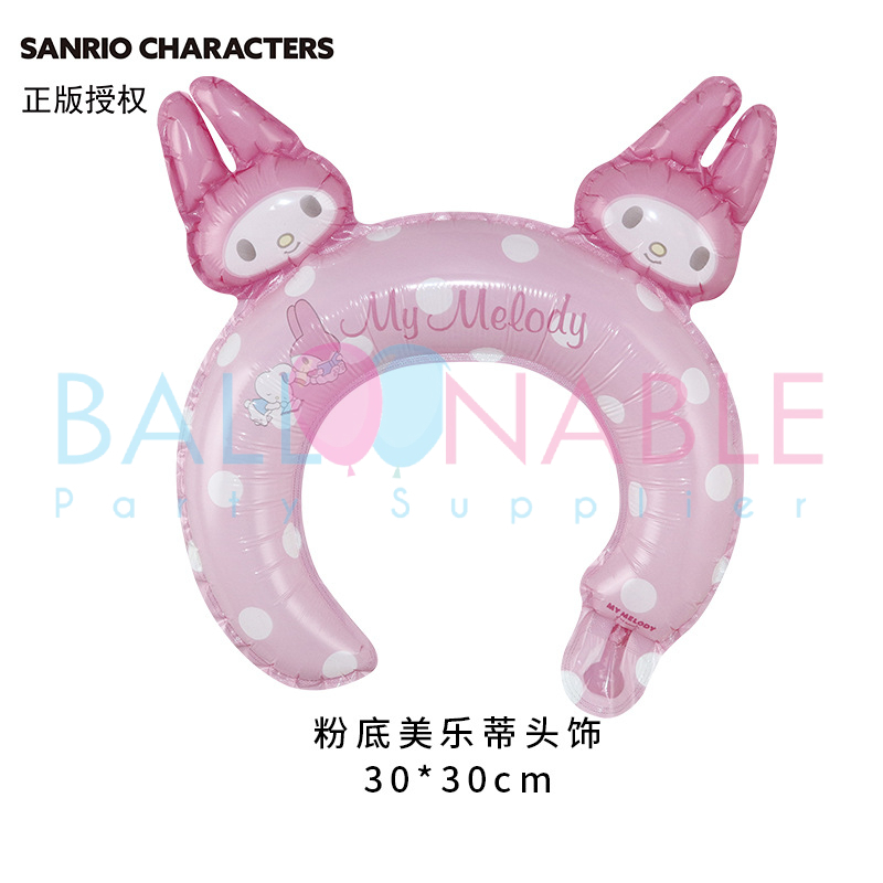 Jual Balon Foil Karakter Kuromi Sanrio Cinnamoroll Melodi Besar