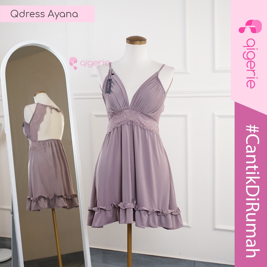 Jual AYANA QIGERIE Lingerie Baju Dinas Malam Sexy Baju Tidur