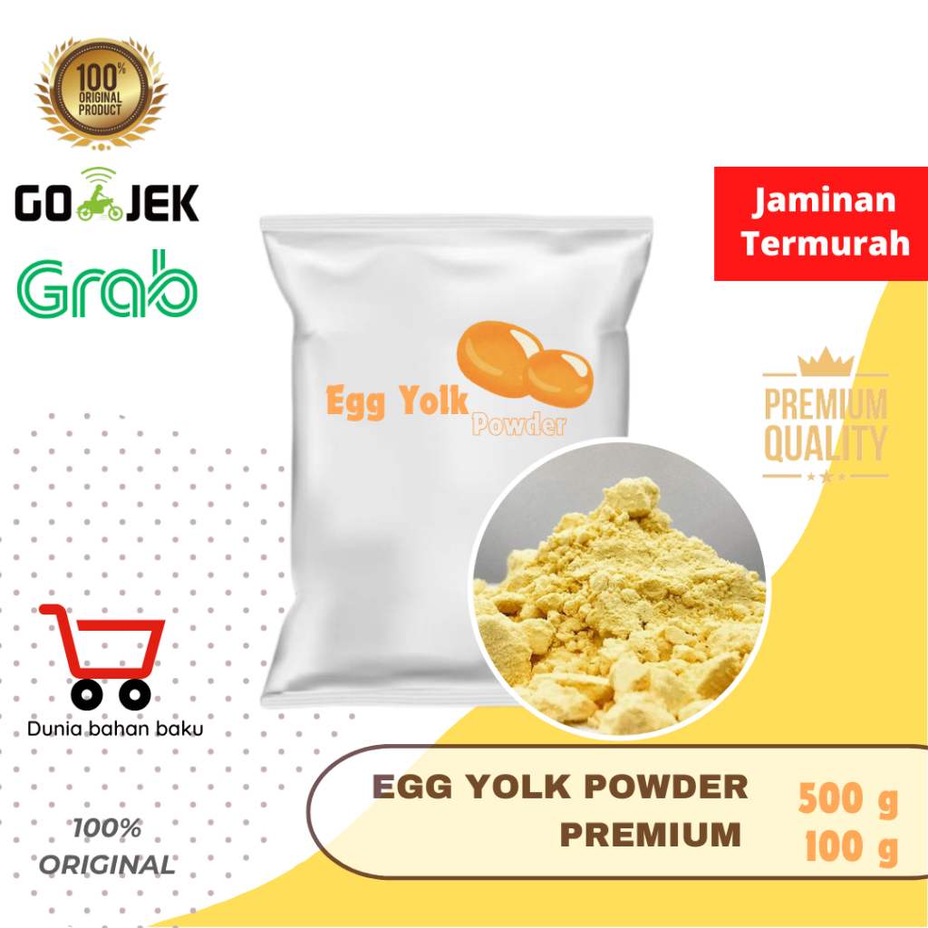 Jual Egg Yolk Powder Tepung Kuning Telur G G Shopee Indonesia